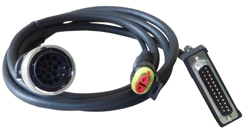 [144300K260] Câble SAME Deutz-Fahr rond à 19 broches (câble 144300KPWR requis) 144300K260